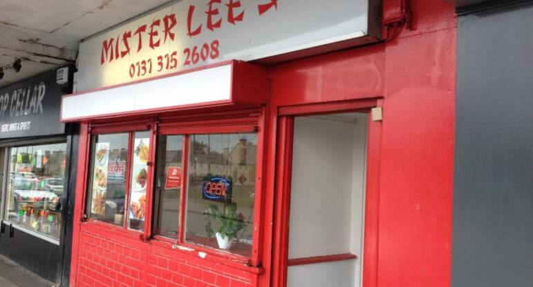 Mister Lee S Menu Menu For Mister Lee S Drylaw Edinburgh